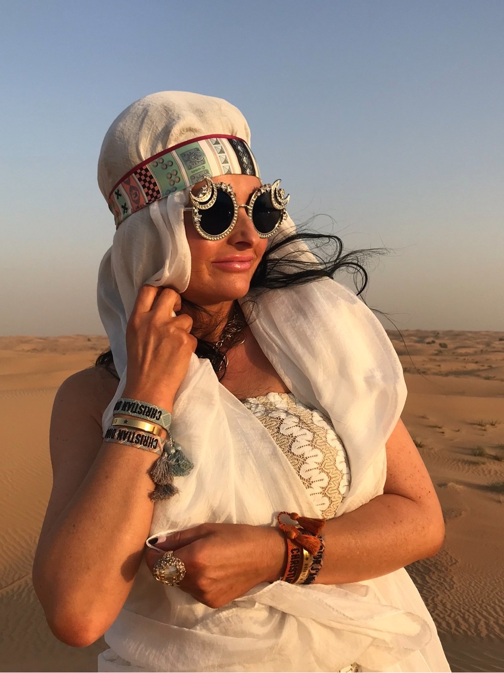 Dolce & Gabbana Harrods Limited Edition Moon Star Crystal Sunglasses Full set